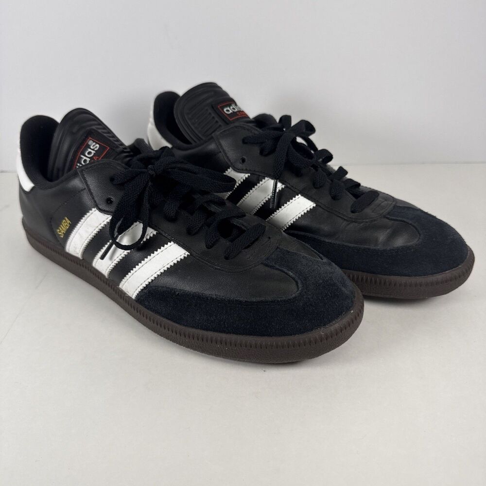 Adidas Men's Samba Sneakers Size 9 Black/White 034583